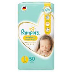 PAMPERS PREMIUM CARE DIAPERS NO.1 (50D)